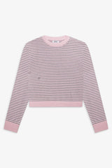 Kip Oversized Sweater - Rosewater Stripe