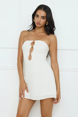 Coconut Love Strapless Mini Dress