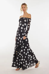 Sheveta Bardot Maxi in Vogue