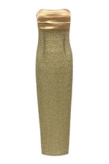 Lainey Pearls Beaded Maxi Dress