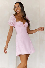 Strawberry Smoothie Mini Dress
