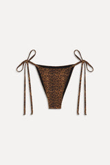 Mackenzie String Bikini Bottom - Lucky Leopard