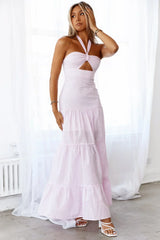 Sexy Maiden Maxi Dress Pink