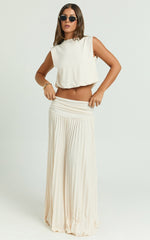 Lioness - Field of Dreams Maxi Skirt in Ivory