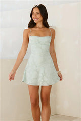 Poolside Glimmer Mini Dress