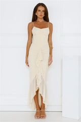 Shimmer In The Dark Mesh Maxi Dress