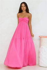 Unforgettable Style Strapless Maxi Dress