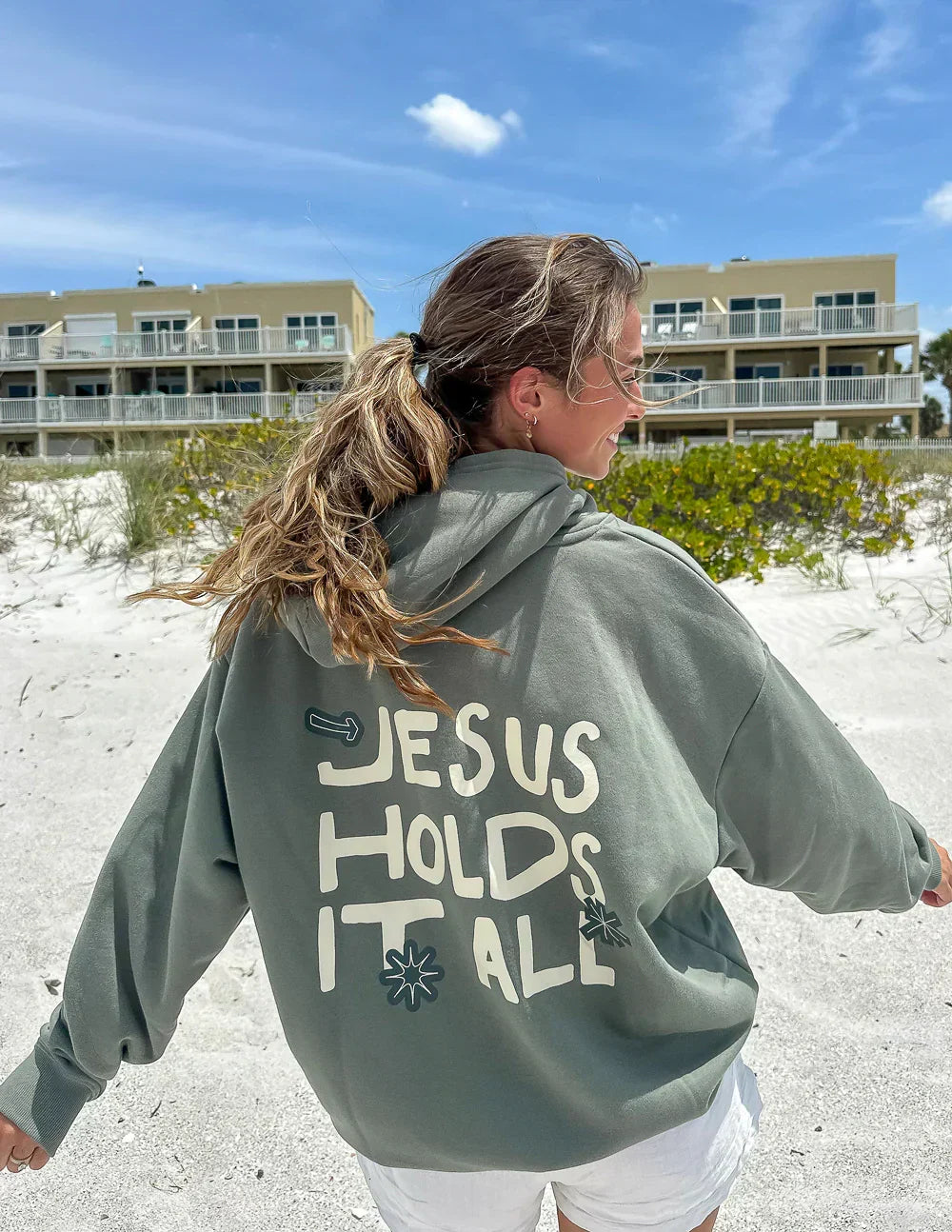 Jesus Holds It All Unisex Hoodie