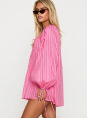 Praiza Playsuit Pink Stripe
