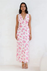 Soft Florals Maxi Dress