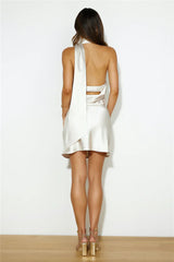 Hello Molly Luxe Arrival Satin Mini Dress