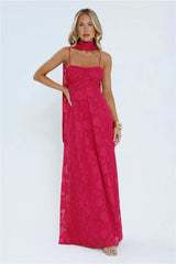 Flirt With Fire Maxi Dress Pink