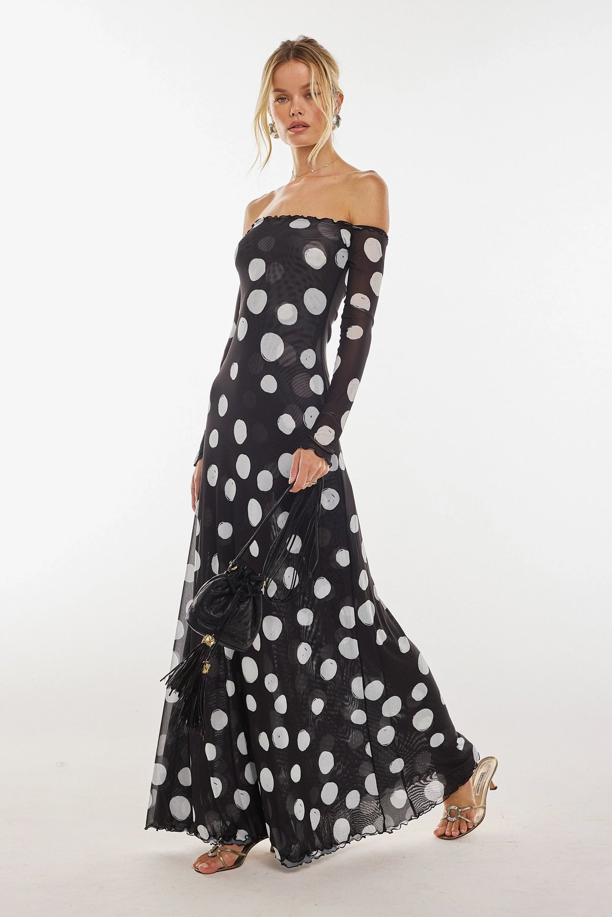 Sheveta Bardot Maxi in Vogue